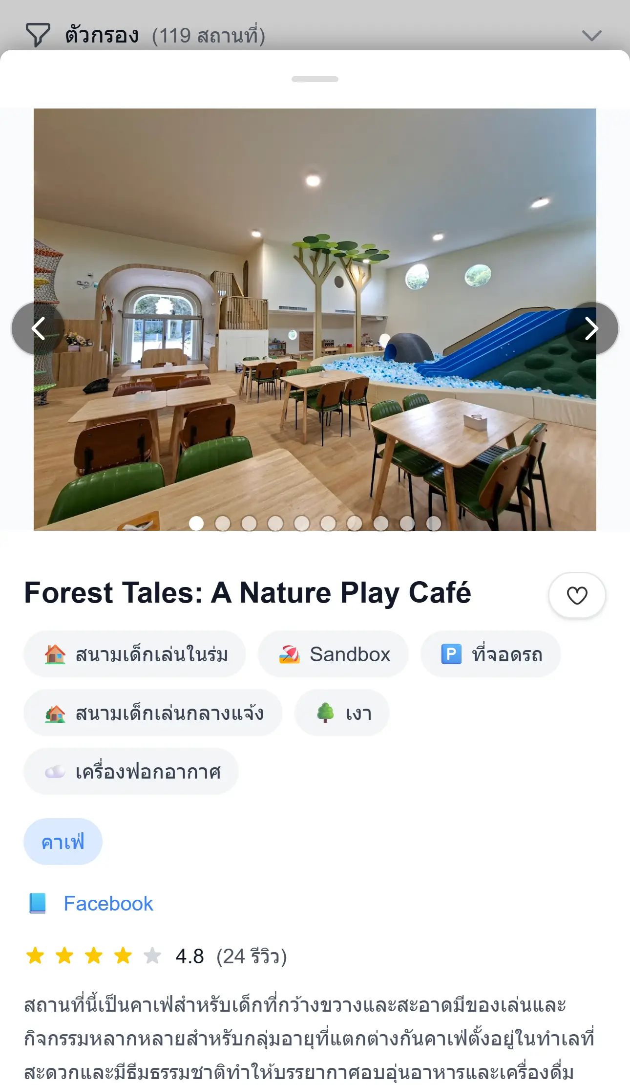 Map view (selected place)